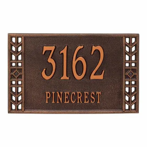 Personalized Boston Plaque - Standard - Wall - 2 Line 