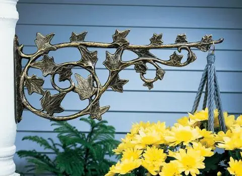 Whitehall Ivy Nature Hook - Copper Verdi