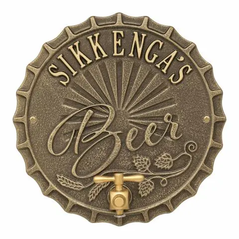 Bottle Cap Brew Pub Plaque