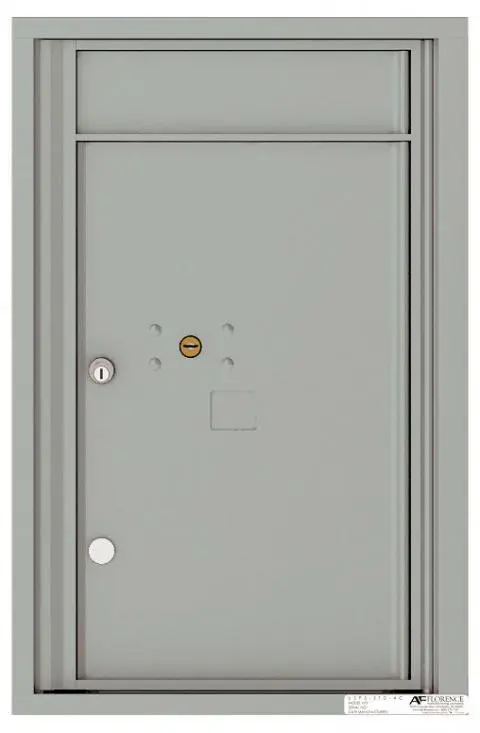 Florence 4C Horizontal Mailbox - 1 Parcel Locker - 7 Doors High USPS Access