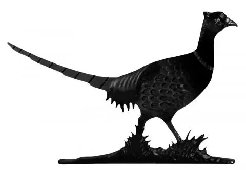 Whitehall Black Pheasant Mailbox Ornament