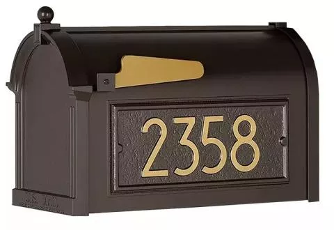 Whitehall Modern Streetside Mailbox (Optional Accessories)