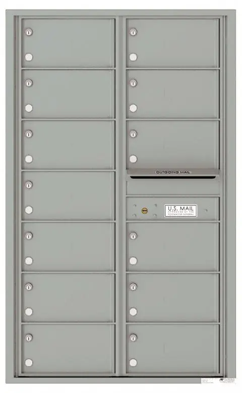 Florence 4C Horizontal Mailbox - 13 Doors - 14 Doors High Private Access