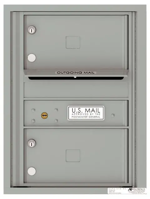 Florence 4C Horizontal Mailbox - 2 Doors - 6 Doors High USPS Access