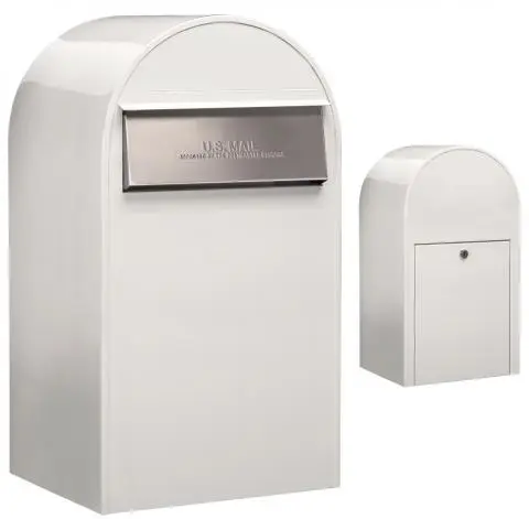 USPS Bobi Grande (B) Rear Access White Mailbox