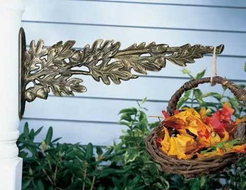Whitehall Oakleaf Nature Hook - French Bronze