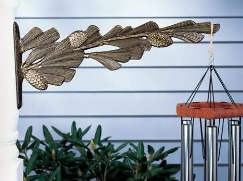 Whitehall Pinecone Nature Hook - French Bronze