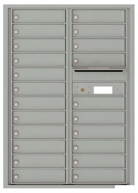 Florence 4C Horizontal Mailbox - 22 Doors - 12 Doors High Private Access