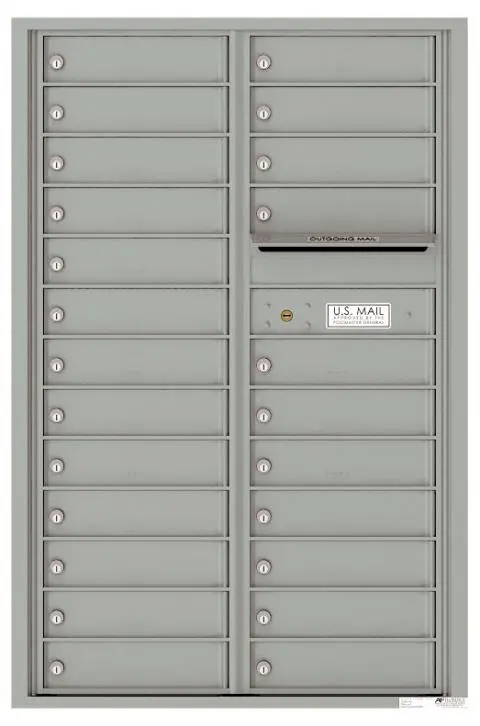 Florence 4C Horizontal Mailbox - 24 Doors - 13 Doors High Private Access