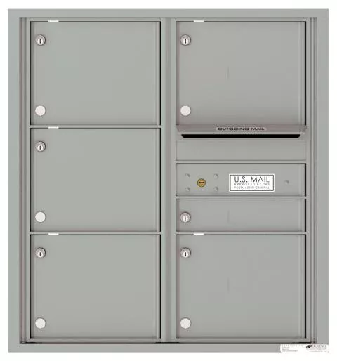 Florence 4C Horizontal Mailbox - 6 Doors - 9 Doors High USPS Access