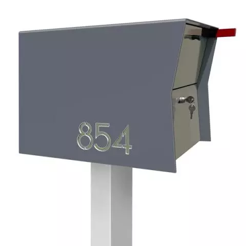NOLITOY Box Mailbox Metal Mailbox Post Metal Mailboxes for Outside Retro Decor Retro Post Box Vintage Mailbox Nativity Decor Magazine Newsp 並行輸入品 Contemporary Mailbox Post System With Standard Newspaper Holder