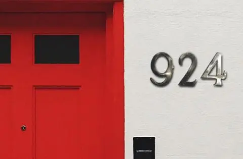 Address Numbers & Letters