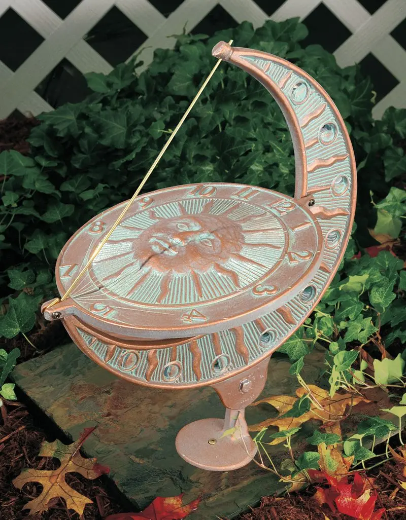 Whitehall Products Sun and Moon Sundial - Thumbnail 4