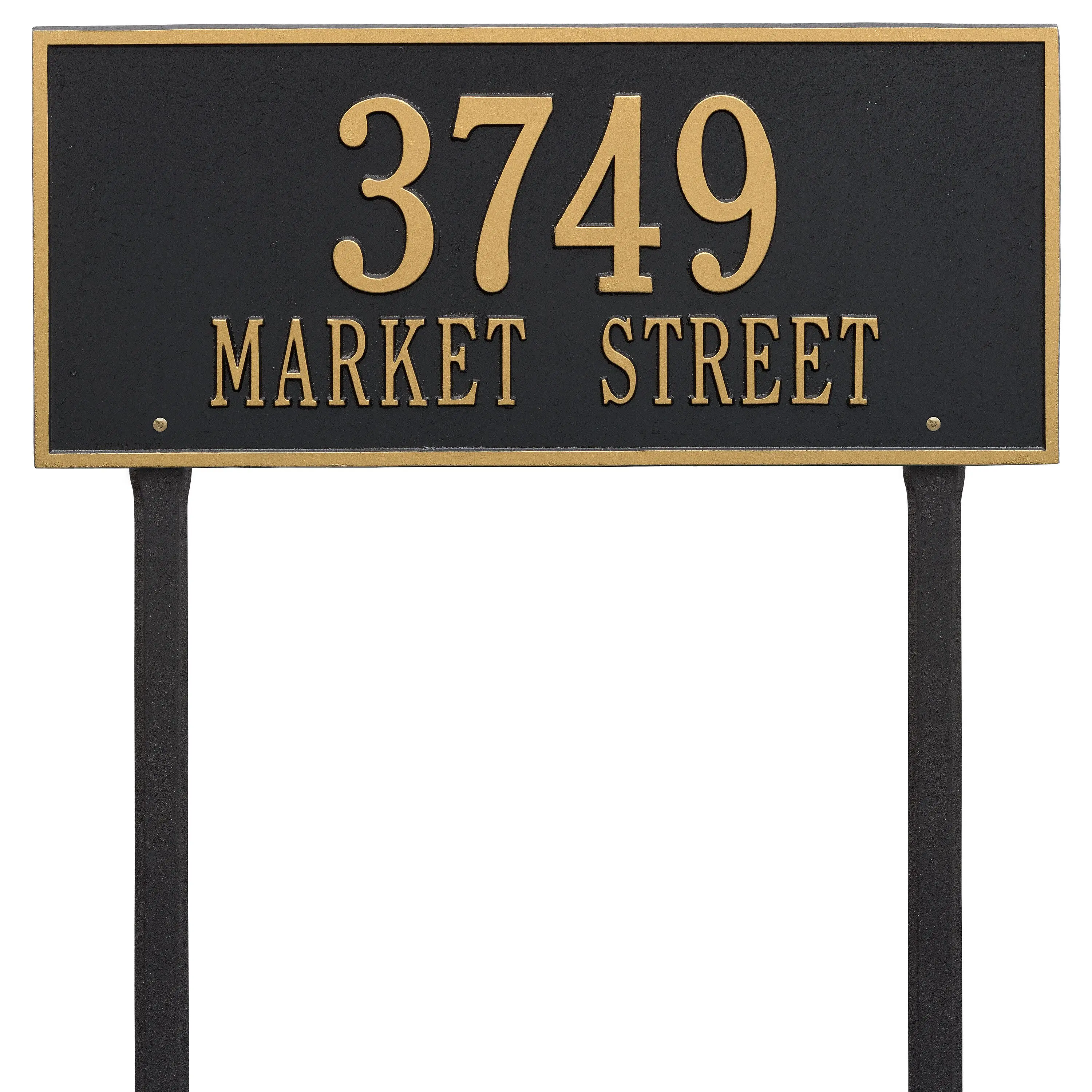 Whitehall Hartford - Estate Lawn - Two Line Address Plaque 