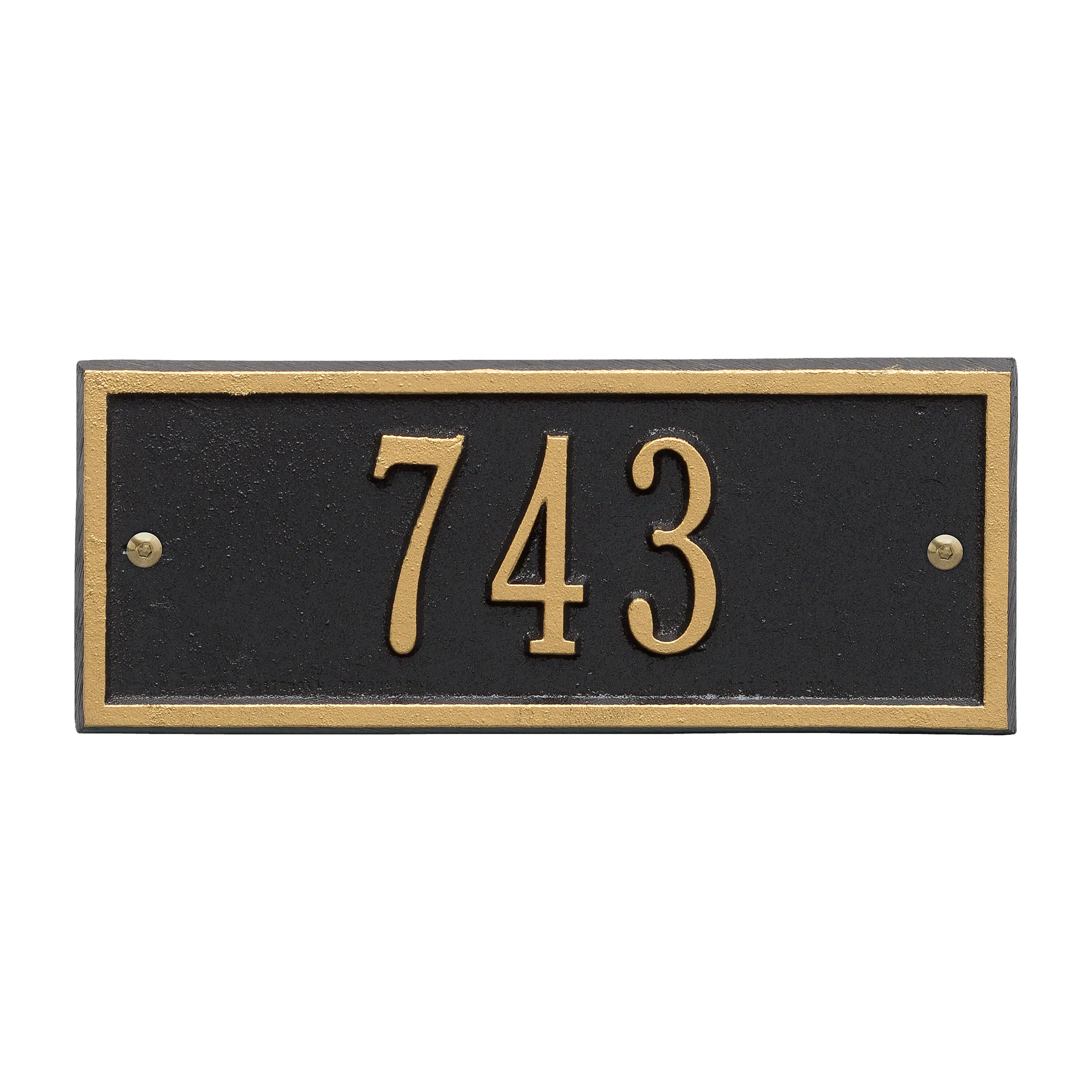 Whitehall Hartford - Petite Wall - One Line Address Plaque 