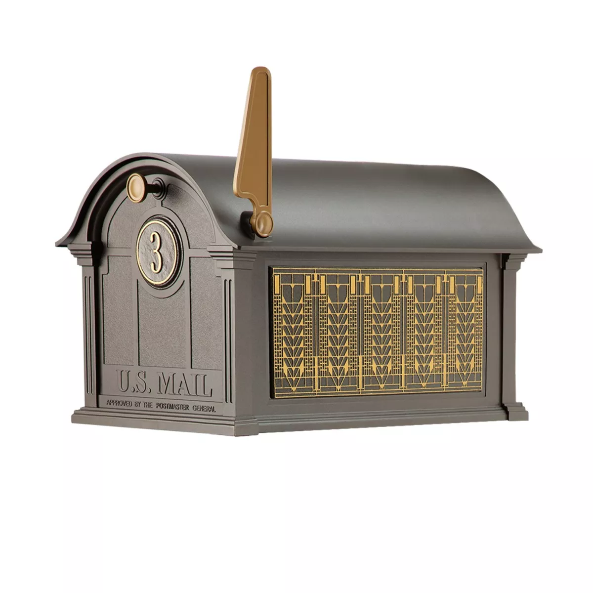 Whitehall Balmoral Mailbox Frank Lloyd Wright Tree Of Life Package