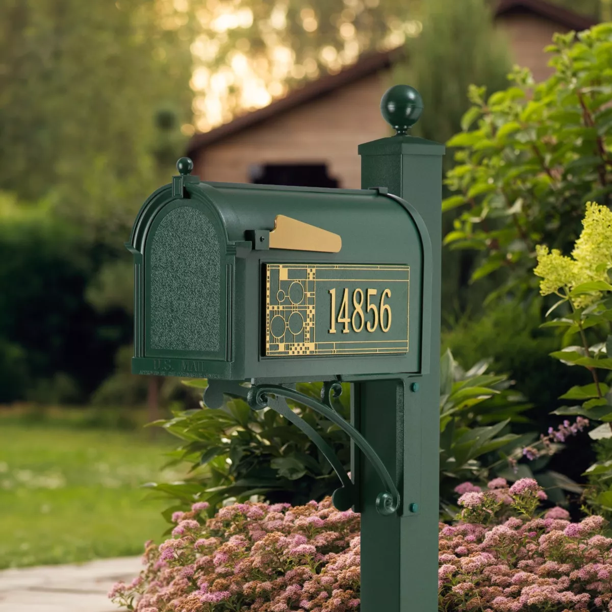 Whitehall Deluxe Mailbox Frank Lloyd Wright Coonley Package