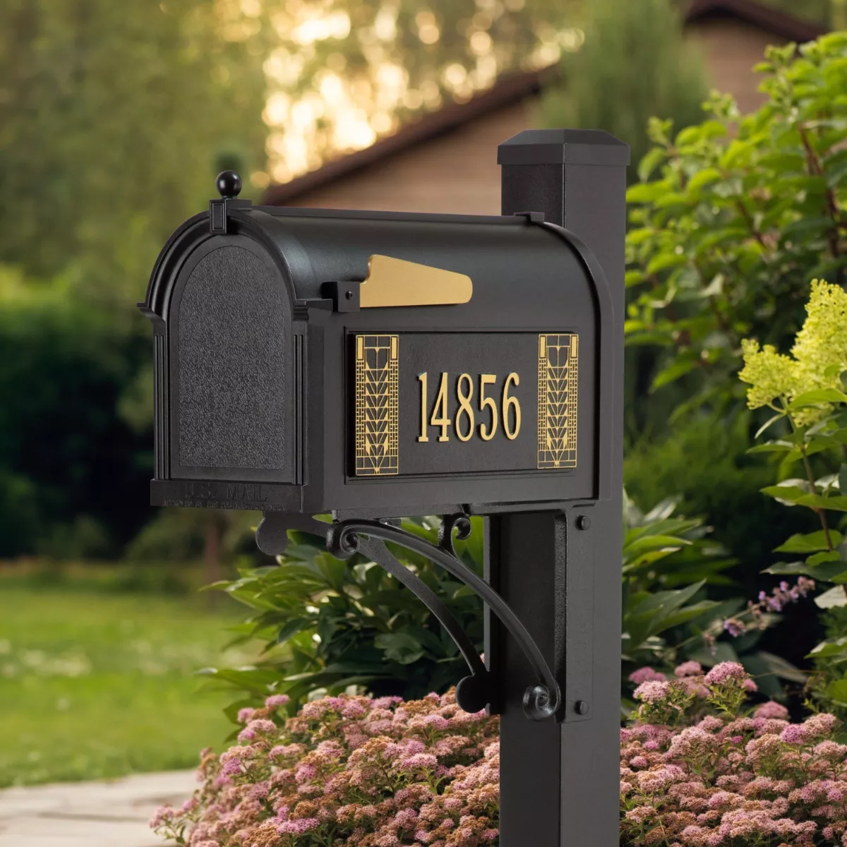Whitehall Deluxe Mailbox Frank Lloyd Wright Tree Of Life Package