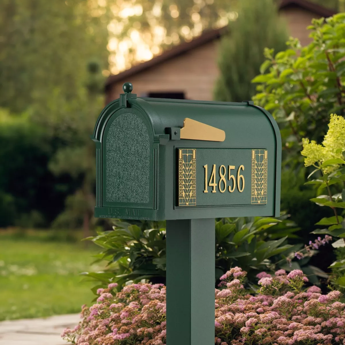 Whitehall Premium Mailbox Frank Lloyd Wright Tree Of Life Package