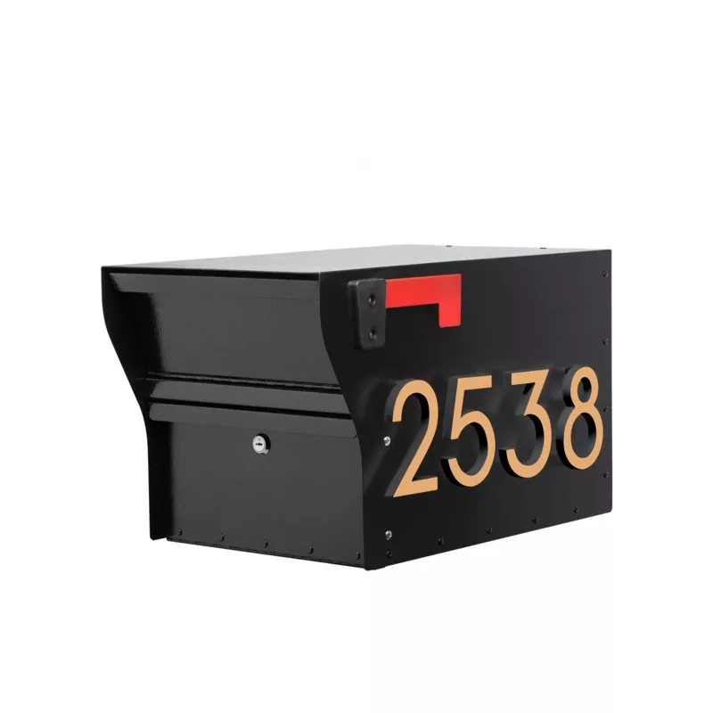 Whitehall MailVault Streetside Locking Mailbox with Stand-Off Numbers