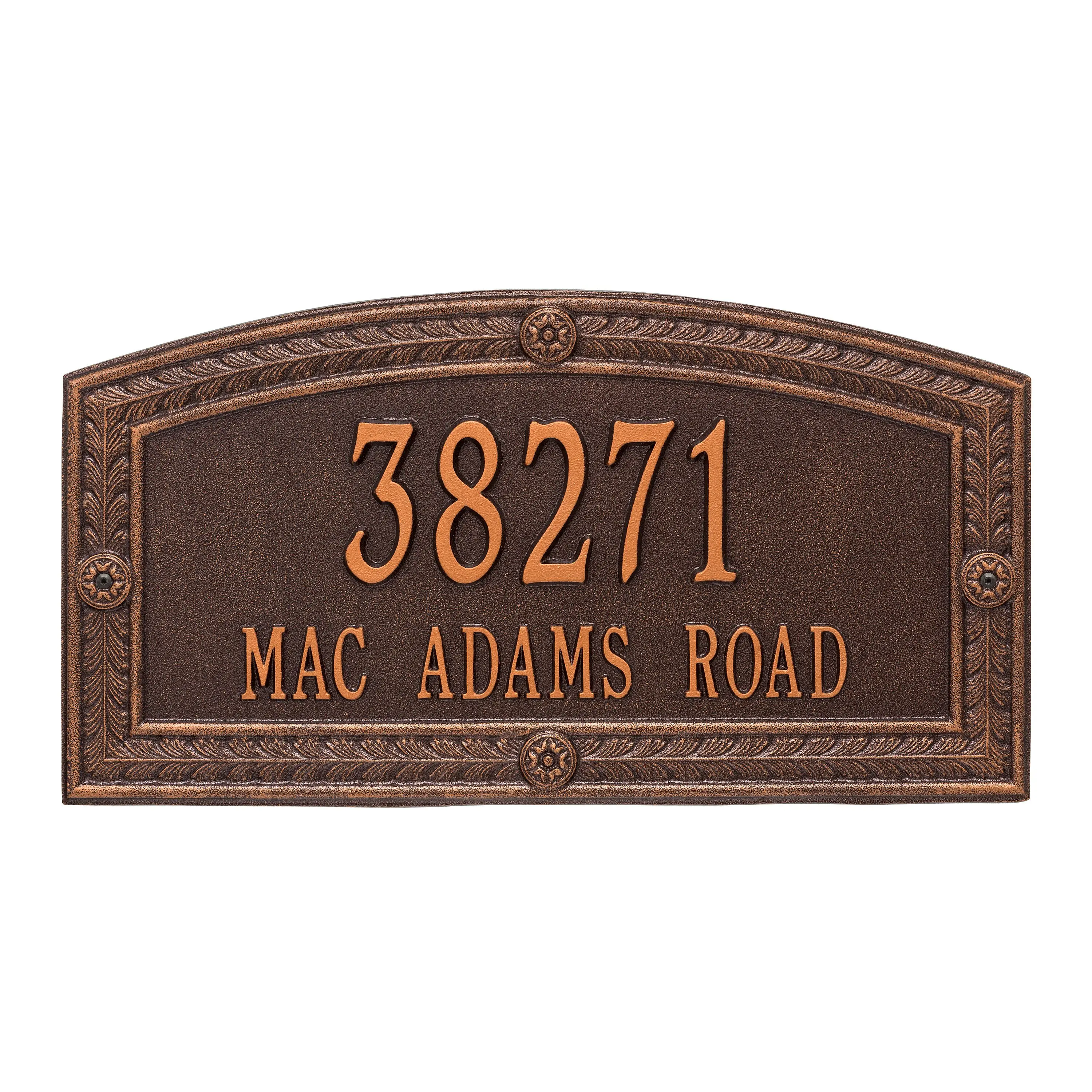 Personalized Hamilton Plaque - Estate - Wall - 2 line 