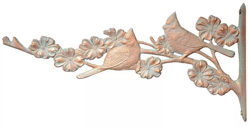 Whitehall Cardinal Nature Hook - Copper Verdi