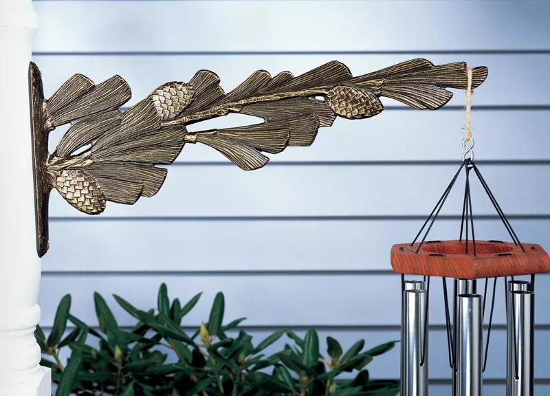 Whitehall Pinecone Nature Hook - Copper Verdi