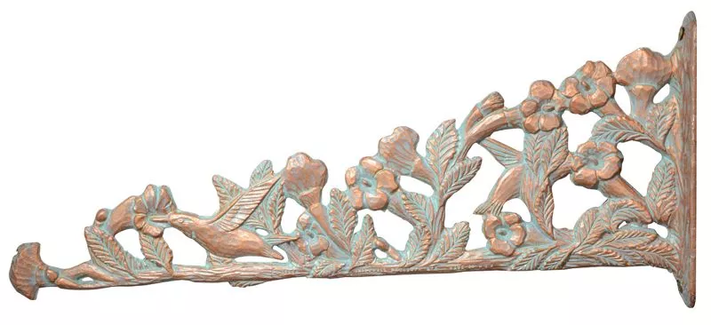 Whitehall Hummingbird Nature Hook - Copper Verdi