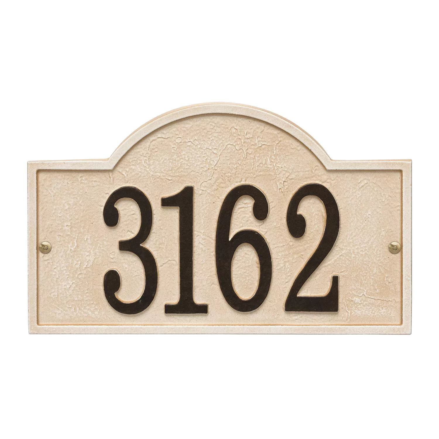 Personalized Stonework Plaque - Arch - 1 Line (Sandstone)