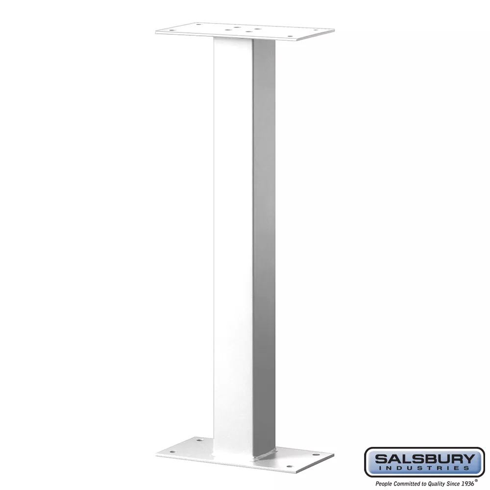 Salsbury Standard Pedestal - Bolt Mounted - for Roadside Mailbox and Mail Chest