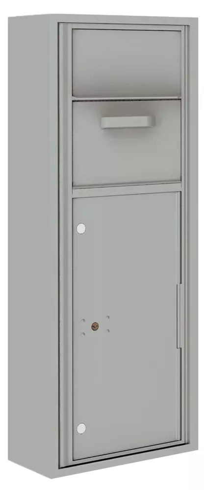 Florence 4C Mailbox Hopper Collection Drop Box - Front Loading - 12 Doors High - Surface Mounted - Private Access