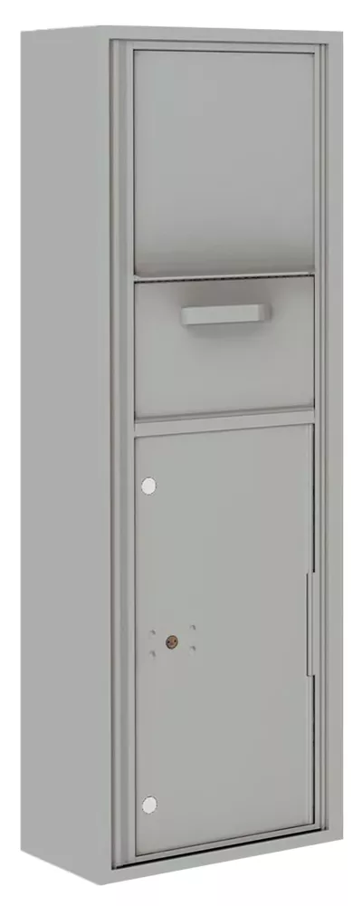 Florence 4C Mailbox Hopper Collection Drop Box - Front Loading - 14 Doors High - Surface Mounted - Private Access