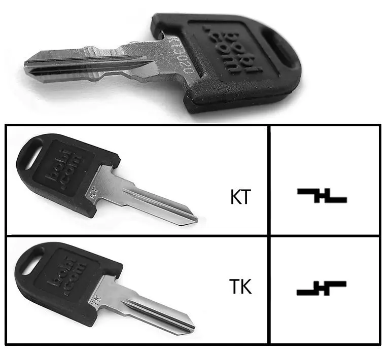 Tk Key TK Key Blank for Bobi Mailbox Lock (Qty. 1)