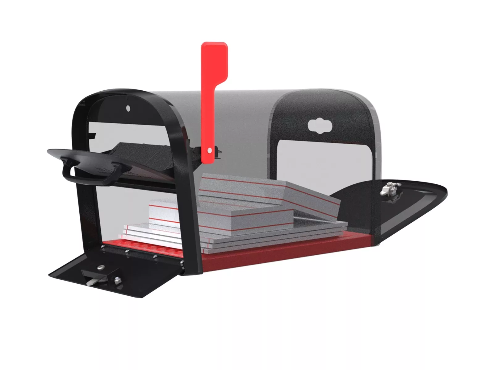 Architectural Maya Locking Wall Mount Mailbox