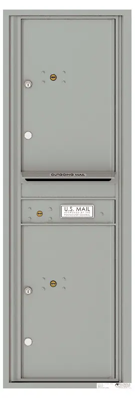 Florence 4C Horizontal Mailbox - 2 Parcel Lockers - 14 Doors High USPS Access