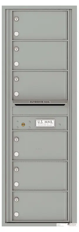 Florence 4C Horizontal Mailbox - 6 Doors - 14 Doors High USPS Access