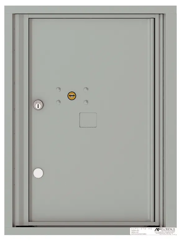 Florence 4C Horizontal Mailbox - 1 Parcel Locker - 6 Doors High USPS Access