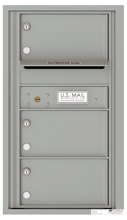 Florence 4C Horizontal Mailbox - 3 Doors - 8 Doors High USPS Access