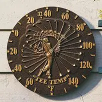 Whitehall Golfer Thermometer - Copper Verdi