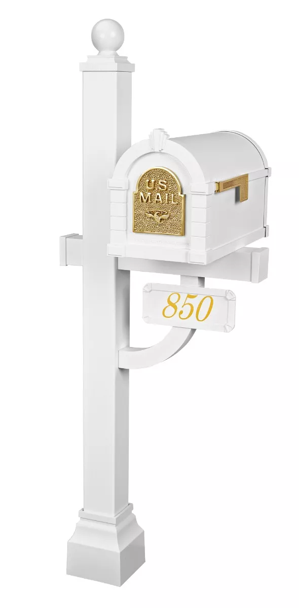 Original Keystone Deluxe Mailbox and Post Packages - Gaines