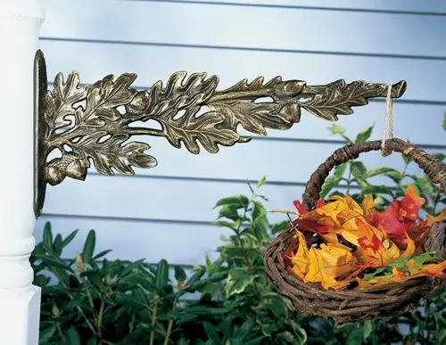 Whitehall Oakleaf Nature Hook - French Bronze