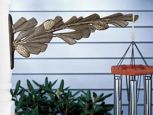 Whitehall Pinecone Nature Hook - French Bronze