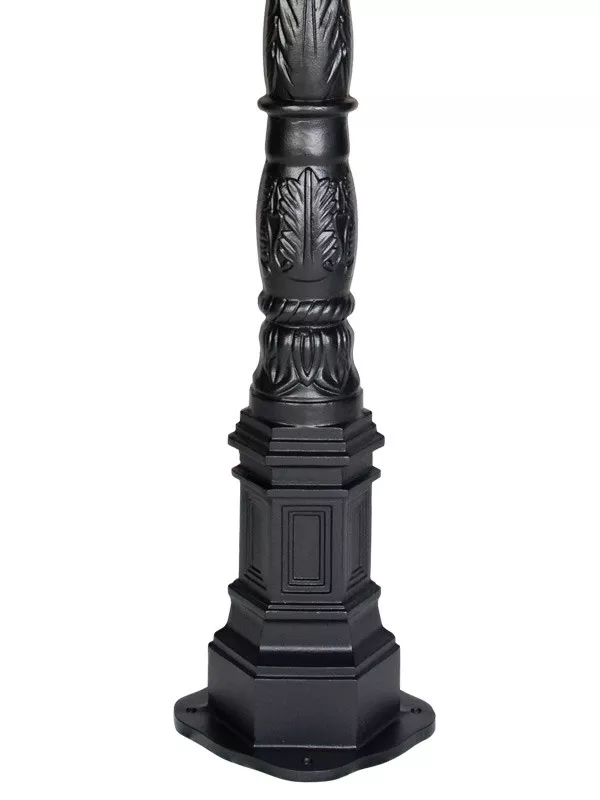 Imperial Outdoor Lamp Post with Decorative Base