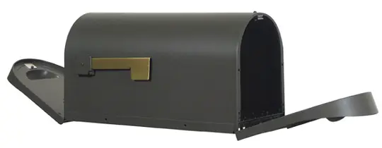 Rear Access Curbside Mailbox with Two Doors - Order Today