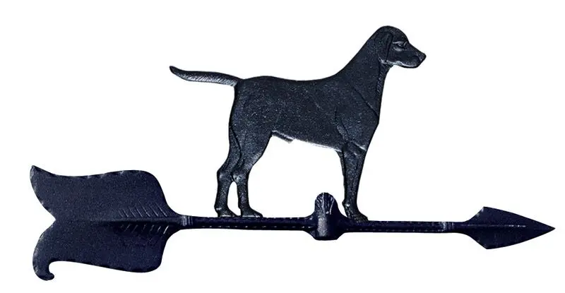 Whitehall 24" Accent Directions RETRIEVER Weathervane in Black
