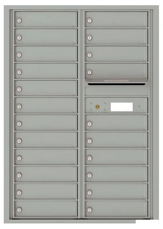 Florence 4C Horizontal Mailbox - 22 Doors - 12 Doors High USPS Access