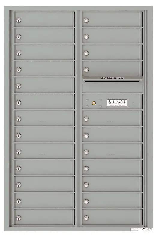 Florence 4C Horizontal Mailbox - 24 Doors - 13 Doors High Private Access