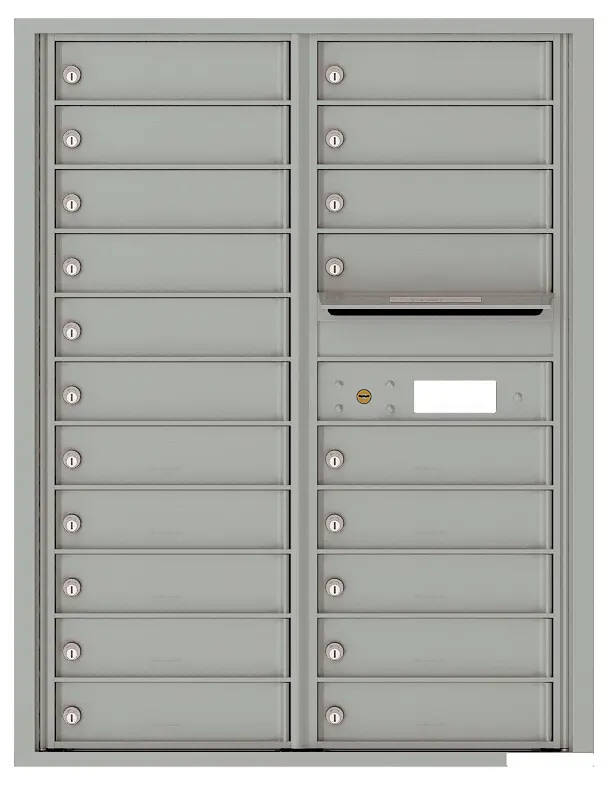 Florence 4C Horizontal Mailbox - 20 Doors - 11 Doors High USPS Access
