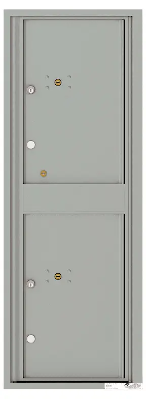 Florence 4C Horizontal Mailbox - 2 Parcel Lockers - 13 Doors High USPS Access