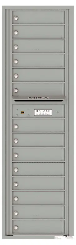 Florence 4C Horizontal Mailbox - 14 Doors - Max Height USPS Access